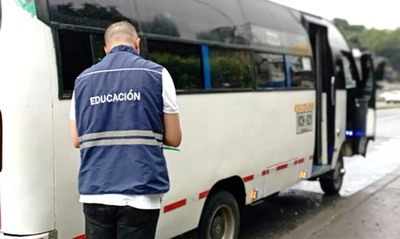 Transporte escolar asegurado: mañana inician las rutas para más de 20.000 niños,  niñas y adolescentes  sedes educativas oficiales