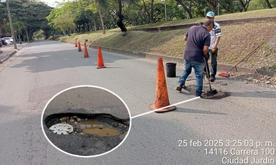 Continúa el saboteo: Secretaría de Infraestructura denuncia que terceros están abriendo huecos que ya habían sido tapados