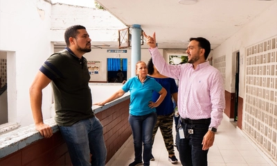 Secretaría de Educación de Cali atendió de manera inmediata emergencia por lluvias que afectó la sede escolar Fray José Ignacio Ortiz