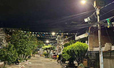 402 luminarias led llenan de luz y seguridad al barrio Antonio Nariño