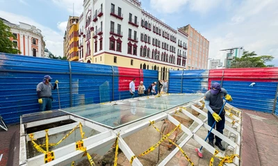 La Administración Distrital de Cali activó todas las acciones y medidas para preservar los vestigios del Puente Ortiz y el Bulevar del Río