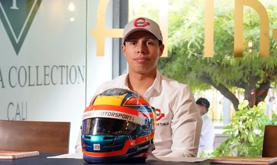 El piloto caleño Óscar Tunjo presentó su calendario de competencias  en Estados Unidos y Europa