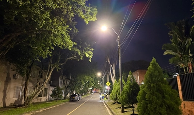 La Hacienda brilla de nuevo: 417 luminarias led renuevan su alumbrado  público
