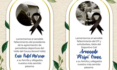 La Secretaría del Deporte y la Recreación de Cali honra la memoria de Luis Fidel Moreno Rumié y Armando ‘Piripi’ Osma