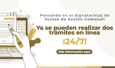 Dos nuevos trámites en línea facilitan tareas a dignatarios(as) de Juntas de Acción Comunal de Cali