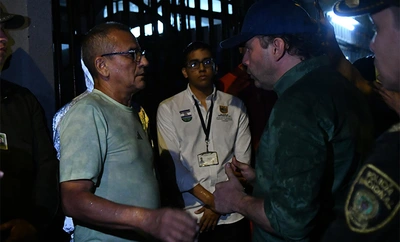 Alcalde Eder hace presencia en CAI PTAR y ofrece recompensa de $50 millones por responsables de atentado