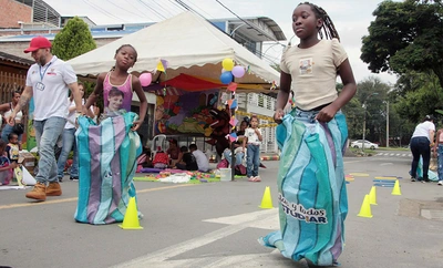 Carnaval del Juego en el barrio Andrés Sanín: una fiesta de alegría, aprendizaje y comunidad