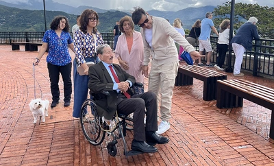 Un cumpleañero centenario hizo realidad el sueño de visitar el Eco-parque Cristo Rey