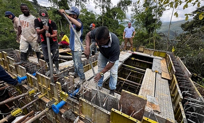 Obras de agua potable en corregimiento de Montebello completan el  80% de avance