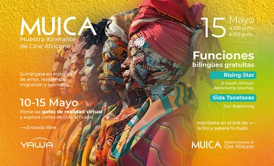 MUICA 2025 inicia su ruta en Cali con agenda de prelanzamiento en  Yawa: cine africano en realidad virtual y fulldome