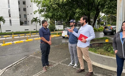 Movilidad entrega intervención que mejora la seguridad vial en la calle 6A: se reafirma el compromiso de proteger a peatones y ciclistas