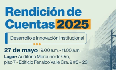 ¡Agéndate! Desarrollo e Innovación Institucional rendirá cuentas este 27 de mayo a las 9:00 a.m.