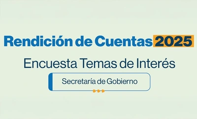 ¿Ya diligenciaste la Encuesta de Temas de Interés de la Secretaría de Gobierno para la próxima jornada de rendición de cuentas?