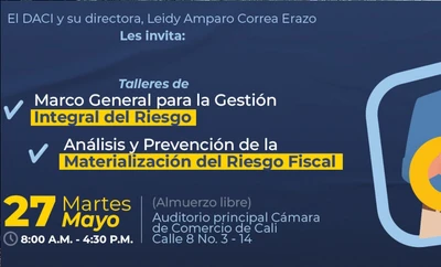 Participa en los talleres de Control Interno sobre Gestión Integral del Riesgo