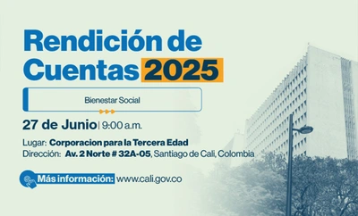 Bienestar Social rendirá cuentas este 27 de junio de 2025
