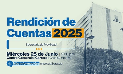 Secretaría de Movilidad invita a la ciudadanía a su rendición de cuentas  el próximo 25 de junio