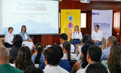 El Departamento Administrativo de Contratación Pública realizó su  primera Rendición de Cuentas 2025 en Cali