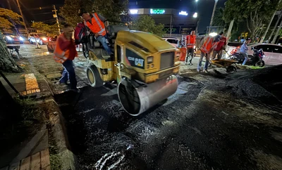 Infraestructura avanza en la recuperación de Cali: tapó hueco crítico en la carrera 70 con calle 13