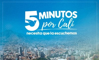 Este viernes, únete a 5 Minutos por Cali, en un acto simbólico por la vida, la paz y el respeto