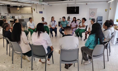 En el cuarto encuentro de la red Enrédate: bienestar y cuidado emocional  para maestras de educación inicial