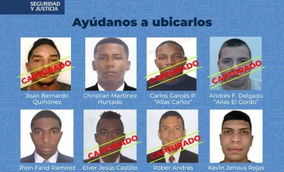 ¿Quiénes son los 11 del cartel de ‘los más buscados’ por homicidio que ya fueron capturados? Aquí le contamos