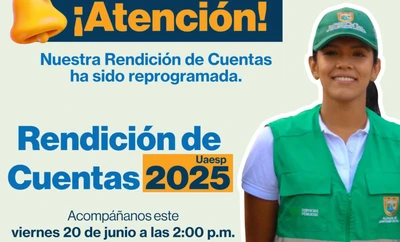 ¡Nueva fecha! Rendición de cuentas de la Uaesp será el viernes 20 de junio