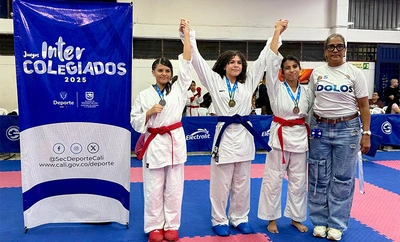 El karate entregó los campeones de la fase municipal de los Juegos Intercolegiados Cali 2025