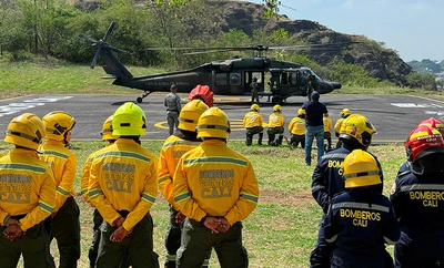 Cali inauguró el primer helipunto para la atención de emergencias del país