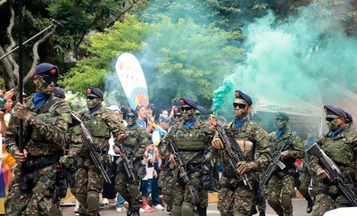 Cali vivió con orgullo el desfile militar y policial del 20 de julio