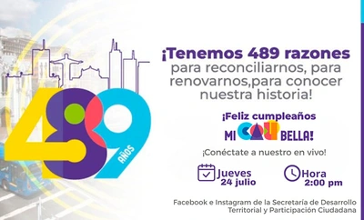 ¡489 razones para amarte, mi Cali bella!