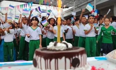 La IEO Santa Rosa, en su sede José Cardona Hoyos, celebra los 489 años de Cali con sabor, ritmo y tradición