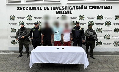 Nuevo golpe a las estructuras terroristas: capturados tres presuntos responsables del atentado contra el CAI Manuela Beltrán