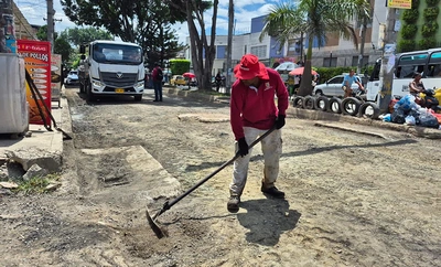 En un 2x3, las vías principales de la comuna 13 se recuperan gracias a la Alcaldía de Cali