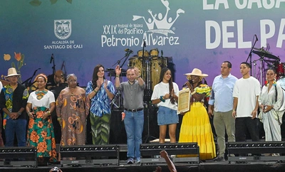 Nidia Góngora fue homenajeada en el Petronio Álvarez y celebró su trayectoria con un emotivo concierto