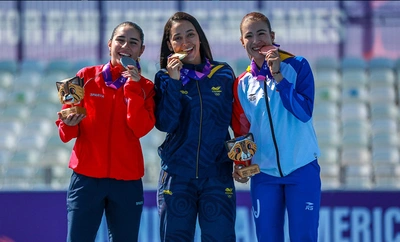 Camila Giraldo, talento de ‘Cali Élite’, le dio dos medallas de oro a Colombia en los ‘Panamericanos Junior’ de Asunción