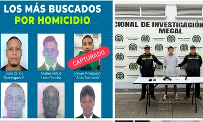 Golpe a la criminalidad en Cali: caen dos de los más buscados por  homicidio y hurto