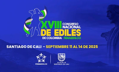 Cali lista para el XVIII Congreso Nacional de Ediles 2025