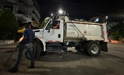 Alcaldía Eder inicia plan de intervención de vías en el barrio Salomia, en el norte de Cali