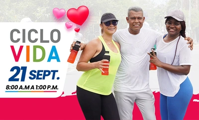 Cali celebra en la Ciclovida el mes del amor y la amistad