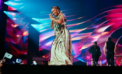 Nidia Góngora lleva la música del Pacífico colombiano al Top 5 del Intervisión 2025, en Rusia