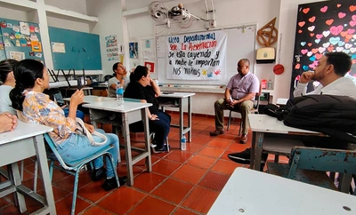 Secretaría de Educación atiende inquietudes de padres de familia del Liceo Departamental, sede La  Presentación