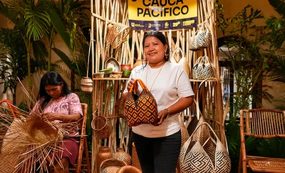 De Guapi a Cali: la historia de Rosa Imelda, artesana que teje  tradición y biodiversidad en cada canasta