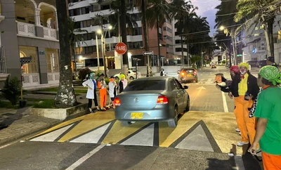 Así recuperamos Cali con seguridad vial: Movilidad entregó 31 nuevos reductores en 20 puntos estratégicos