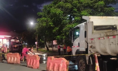 Así avanza la recuperación de la Avenida 3N con calle 34N frente al Monumento de la Solidaridad