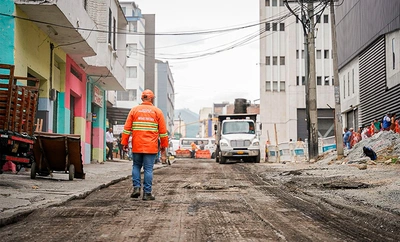 Comunidad del centro celebra inicio de  vía en El Calvario que llevaba décadas de abandono