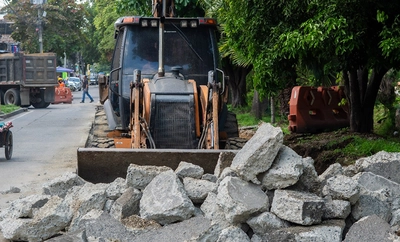 Se iniciaron las obras de cicloinfraestructura en la carrera 1D entre calles 44 y 73