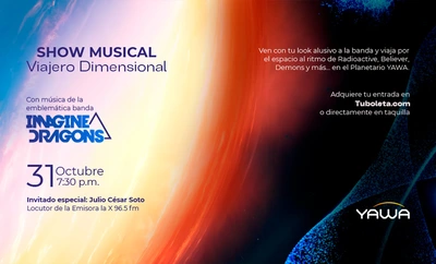 Cali reafirma su título como Ciudad Creativa de las Artes Mediales de la Unesco con ‘Viajero Dimensional’, una experiencia inmersiva inspirada en la música de Imagine Dragons.