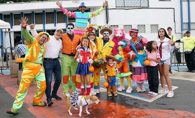 Con mucha alegría y colorido, niños de Cali celebraron el Halloween en la Unidad Deportiva ‘Jaime Aparicio’