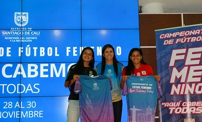 Presentan el Campeonato de Fútbol Femenino ‘Aquí Cabemos  Todas’: inicia el 28 de noviembre