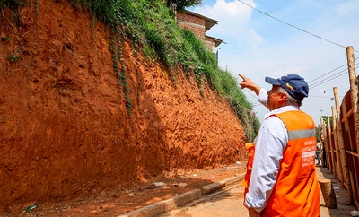 Con obras que salvan vidas,  se mitigan riesgo de derrumbes en la ladera de Cali